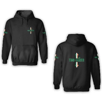 Discover Irish Flag Two Seater Party-Trashy Humor 3D Hoodies