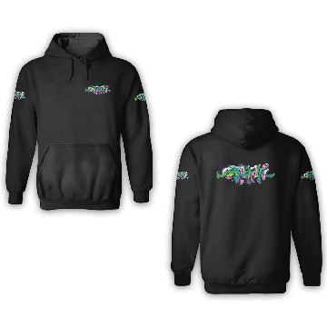 Discover Graffiti Street Graffiti Tag Urban Graffitis Rap 3D Hoodies