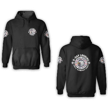 Discover Omaha beach 80th anniversary 3D Hoodies