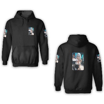 Discover Cyberpunk Waifu Influencer Design 1 3D Hoodies