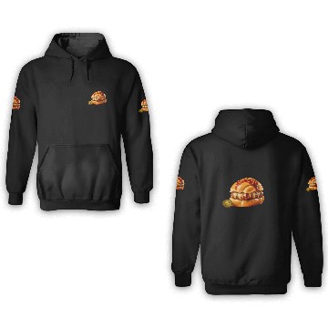 Discover Hotdog bun with churros 3D Hoodies design