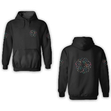 Discover abstract flower 3D Hoodies