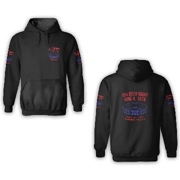 Discover Cleveland Baseball 10 Cent Beer Night 3D Hoodies