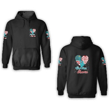 Discover God Bless America Independence Day 4th July USA 3D Hoodies