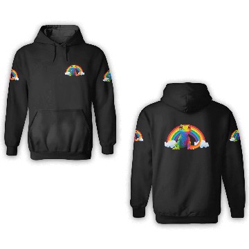 Discover Gay Pride Gecko 3D Hoodies