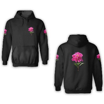 Discover Vivid Pink Peony 3D Hoodies