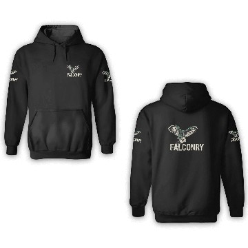 Discover Falconry Bird Falcon Hunting Falconer 3D Hoodies