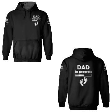 Discover Dad In Progress - Daddy to be First Fathers Day 3D Hoodies