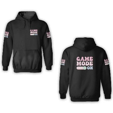 Discover Game Mode On, Happy Game Day 3D Hoodies
