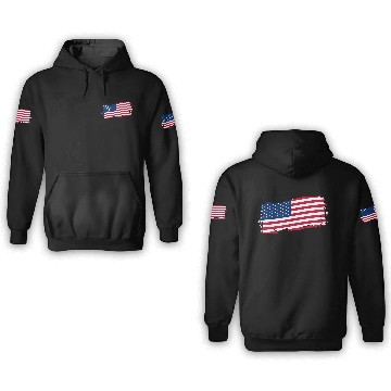 Discover USA Flag: Proudly American 3D Hoodies