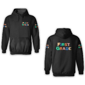 Discover First Grade Back to School Student Schoolboy 3D Hoodies