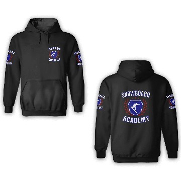 Discover Snowboard Academy 3D Hoodies