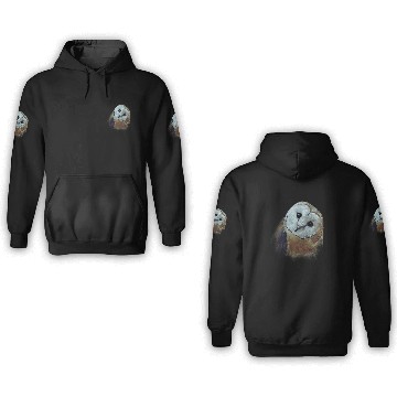 Discover Barn Owl Painting Owl 3D Hoodies