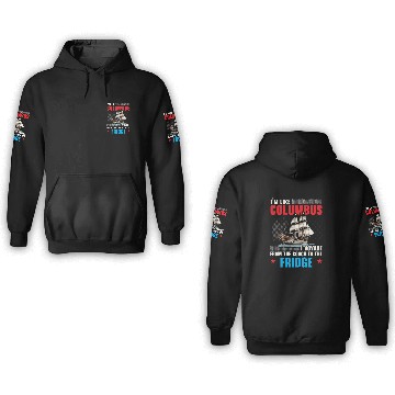 Discover Christopher Columbus Italian American Columbus Day 3D Hoodies