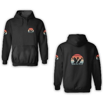 Discover Indian Runner Duck Retro Bottle Vintage 3D Hoodies