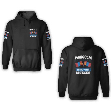 Discover Mongolia 3D Hoodies