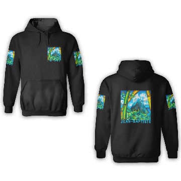 Discover St. Lucia Pitons & Bamboo 3D Hoodies