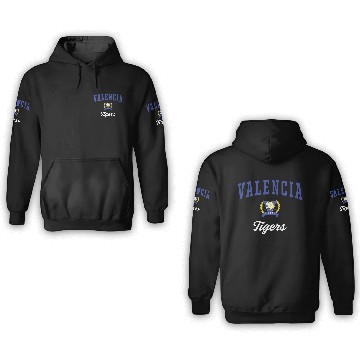 Discover Valencia High School Tigers C3 3D Hoodies