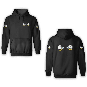 Discover Funny Boo Bees 3D Hoodies