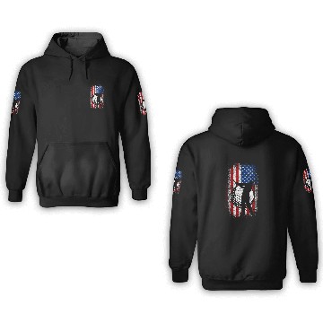 Discover Usa Flag 4th of july golf design for golfers 3D Hoodies
