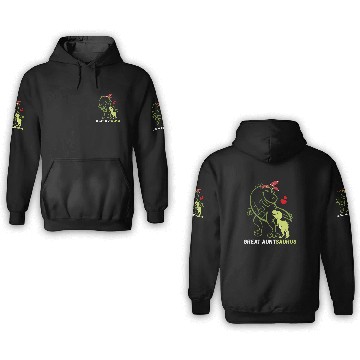 Discover Great Auntsaurus Great Aunt Tyrannosaurus Dinosaur 3D Hoodies