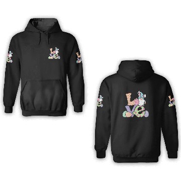Discover Love Easter Teacher'S Aide Gnomes Teacher Easter 2 3D Hoodies