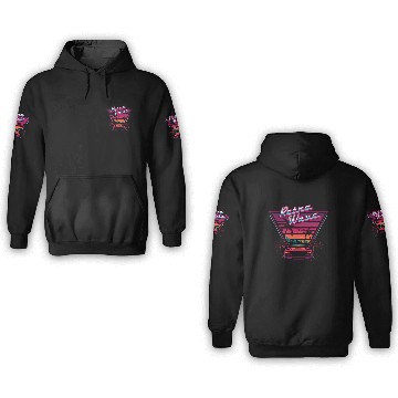 Discover 80S Retrowave Synthwave Love Wave Miami Beach 3D Hoodies
