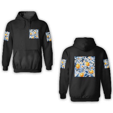 Discover Yellow Lemon Floral Detailed Summer Collection 01 3D Hoodies