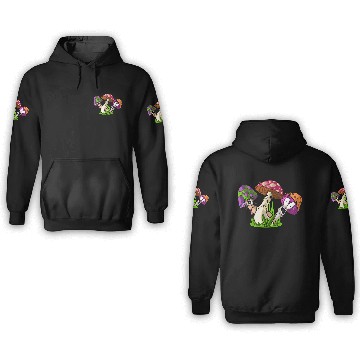Discover Mushroom Friends 3D Hoodies