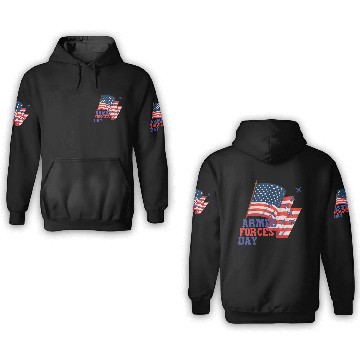 Discover Armed Forces Day S For Armed Forces Day 3D Hoodies