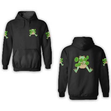 Discover Frog Plant Therapy 3D Hoodies