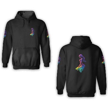 Discover The Reflective Lady 3D Hoodies