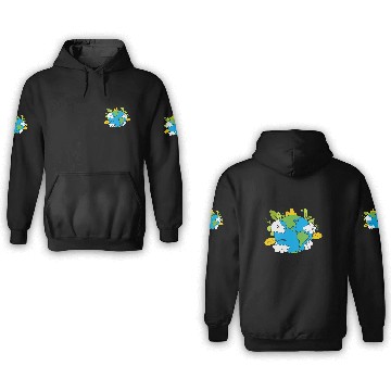 Discover keep the earth clean and green 3D Hoodies