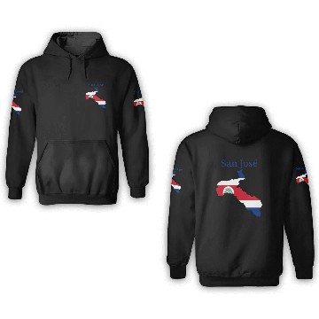 Discover San Jose Province Costa Rica 3D Hoodies