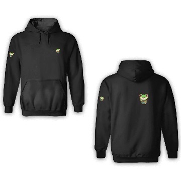Discover Frog in the bag 3D Hoodies