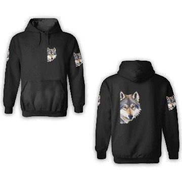 Discover Wolf 3D Hoodies