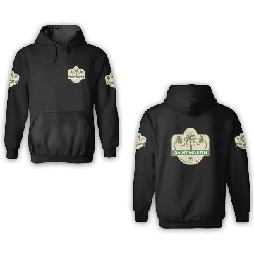 Discover Saint Martin Caribbean Summer Love 3D Hoodies