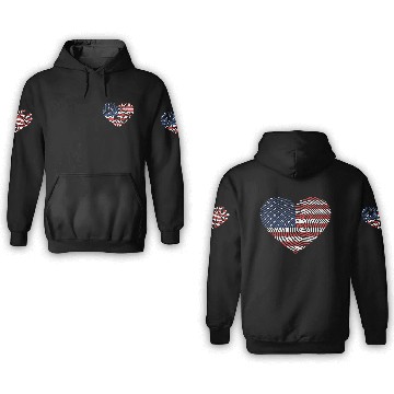 Discover 4th Of July I Love America 3D Hoodies