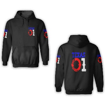 Discover Texas number one Fans Gift 3D Hoodies
