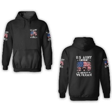 Discover US Army Combat Engineer Veteran 3D Hoodies