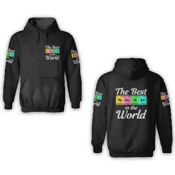 Discover The Best Teacher Science Chemistry Biology Physics 3D Hoodies