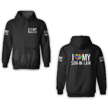 Discover I Love My Son-In-Law 3D Hoodies