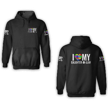 Discover I Love My Daughter-In-Law 3D Hoodies