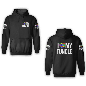 Discover I Love My Funcle 3D Hoodies