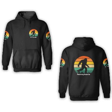 Discover Pennsylvania 3D Hoodies