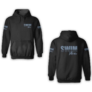 Discover Swim Mom 3D Hoodies