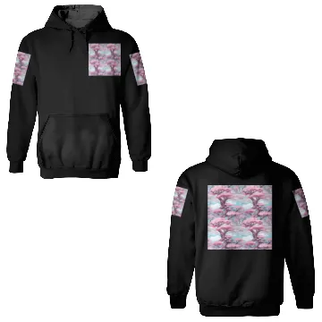 Discover Anime Euphoria: Fantasy Cherry Blossom Dreamscape 3D Hoodies