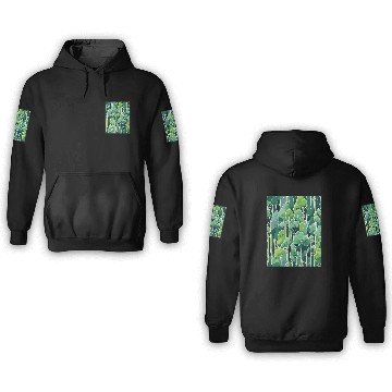 Discover Green Forest Sticker 3D Hoodies