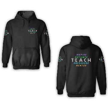 Discover Inspire Teach 3D Hoodies