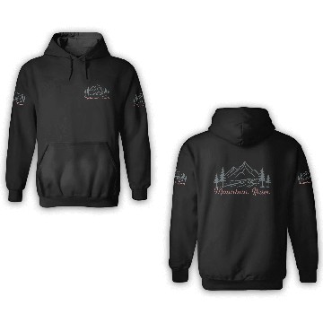 Discover Mountain River 3D Hoodies